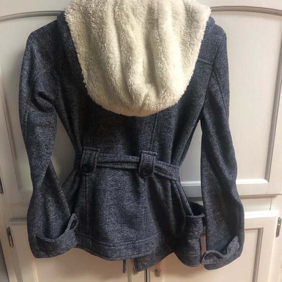 Small blue wash pea coat jacket - Picture 4 of 10